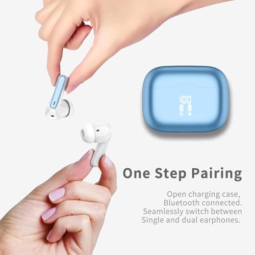 Wireless Earbuds Bluetooth 5.4 with HiFi Stereo Bass, 40H In‑Ear Earphones — view 6