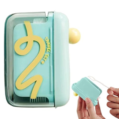 Automatic Floss - Pop-up Toothpick Dispenser, Water Resistant Storage Box, Slim Travel Hygiene Kit | 10 Piece Refill Included, Solution — view 6