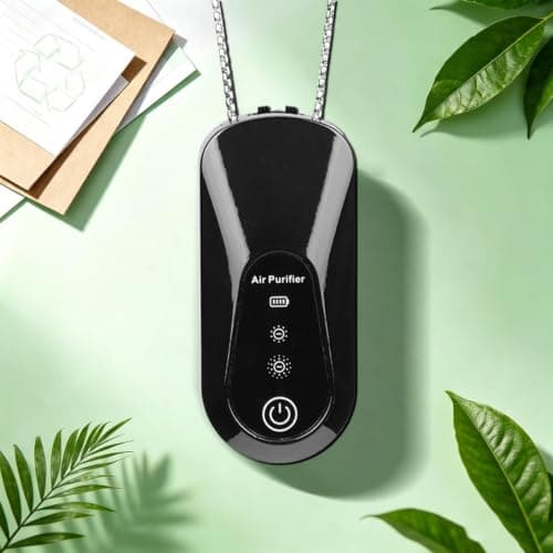 Travel Air Purifier Battery Type-C Rechargeable Personal Quiet Filter — view 2