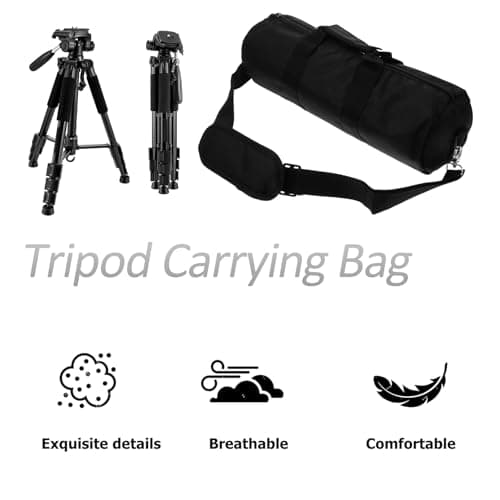 Hemobllo Padded Tripod Backpack 40 cm Oxford Fabric Shockproof Camera Stand Bag with Adjustable Shoulder Strap for Outdoor Photography & Travel — view 2