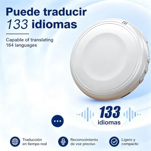 Smart Wearable Translator, AI Voice Device Real‑Time Translation，WhiteA — view 4