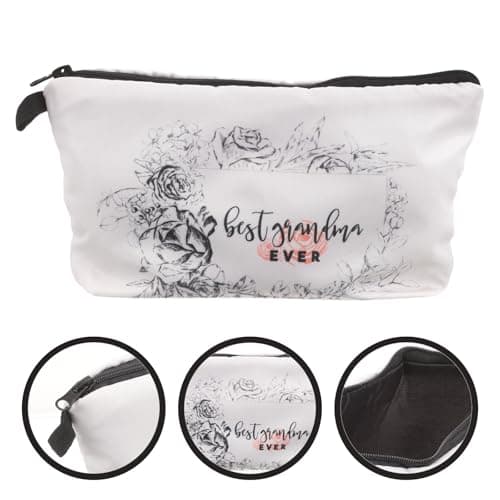 Small Polyester Zipper Toiletry Bag for Women and Grandma Travel — view 6