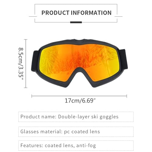 Jazuaiao Goggles UV Protections Anti-Fog for Toddler Boys, Blue — view 3