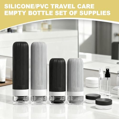 16 Pcs Travel Silicone Toiletry Bottles Leak Proof Containers Set — view 5