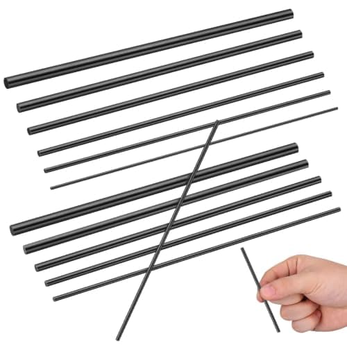 12pcs Fishing Rod Repair Carbon Rods for Saltwater Emergency Repairs