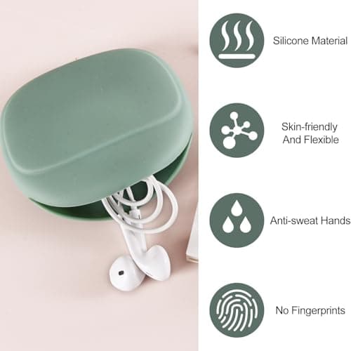 2pcs Waterproof Silicone Headphone Case, Earphones Organizer — view 5