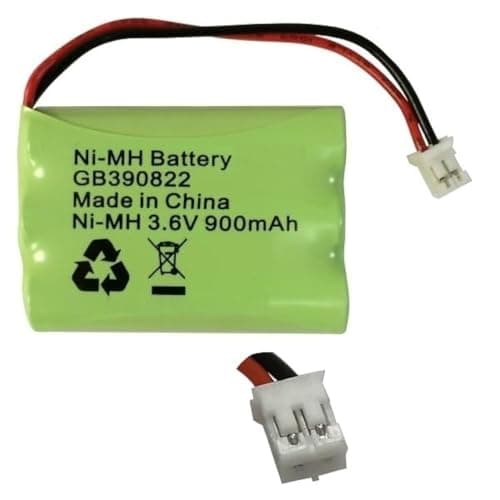Rechargeable Battery pack for Motorola MBP36S Baby Monitor 3.6V NiMH (900mAh Square Connector)