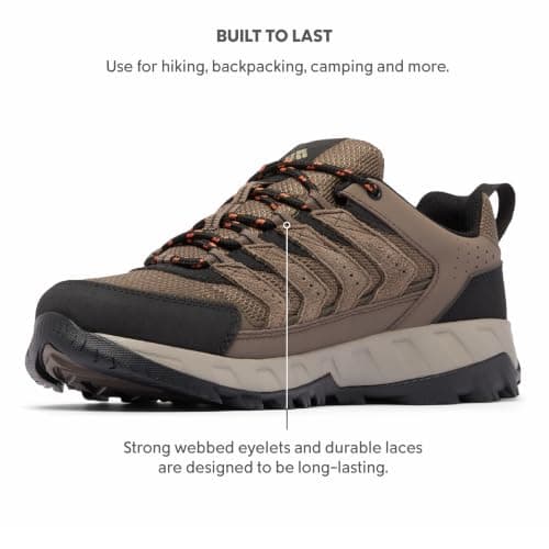 Columbia Men's Strata Trail Low Hiking Shoe, Mud/Tangy Orange, 6 UK — view 6