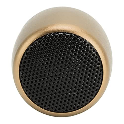 ZJchao Ewa A106 with Mini Bluetooth Speaker Heavy Subwoofer Wireless Portable Speaker for Phone Tablet PC USB Rechargeable Aluminum Alloy Design (Gold) — view 2