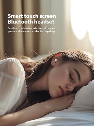Dawntide Sleep Earbuds for Side Sleepers, Invisible Bluetooth Earbuds with Noise Blocking, Mini Wireless Sleep Headphones for Sleeping, Snoring Relief, Travel, Study & Relaxation (Light Purple) — view 3