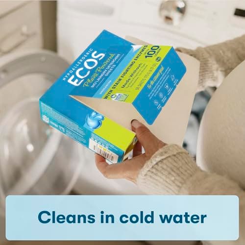 ECOS Laundry Detergent Sheets – Hypoallergenic, Fragrance-Free — view 3