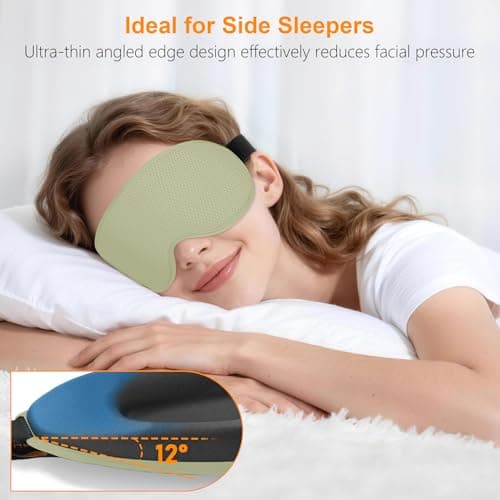Gritin 2026 Gen 2 Sleep Mask-100% Blackout Eye Sleeping Mask for Women&Men — view 4