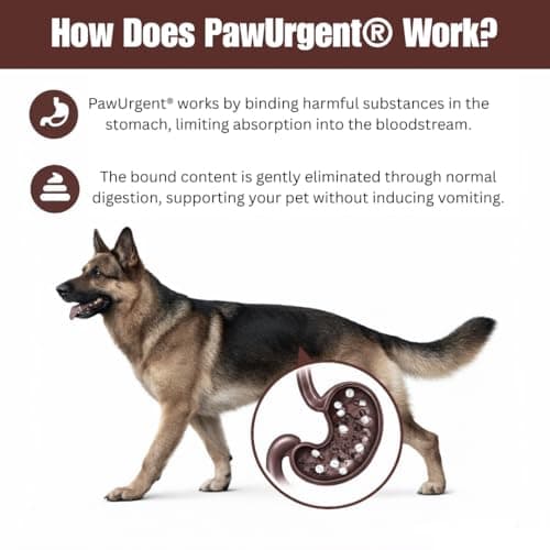 PawUrgent Activated Charcoal Gel for Dogs Poisoning, 30cc Dog First Aid Activated Charcoal, Animal Use Only, Premium Pet Support For Pet Owners — view 4