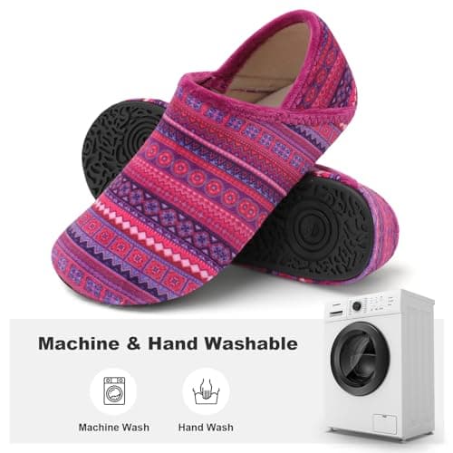 XIHALOOK Slippers for Women Men Cozy House Shoes Slip on Indoor Barefoot — view 6