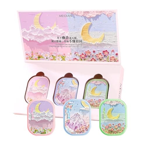 3 Pack Solid Perfume Balm Set, Women Solid Colognes, Portable Pocket Balm
