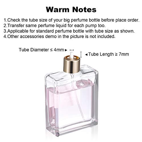 Honoson 12 Packs Perfume Dispenser Pump Perfume Refill Cosmetic Dispenser Pump Transfer Tool for Travel Refillable Spray Bottle — view 5