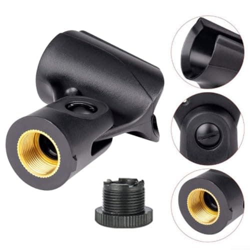 Microphone Clip 25mm, 5/8 to 3/8 Adapter for SM57 Mic Stand — view 3
