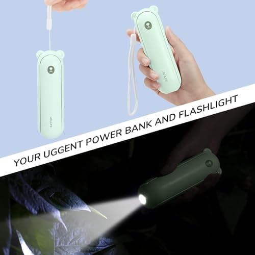 JISULIFE Handheld Fan 8 Plus: 40H Cooling & 4500mAh PowerBank & Flashlight — view 4