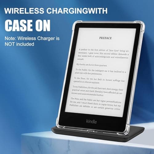 TQQ Clear Case for 6" Amazon Kindle 11th Generation 2024 and 2022, Thin Slim Soft Flexible Silicone TPU Rubber Back Cover Reinforced Edge Corners,Transparent — view 5