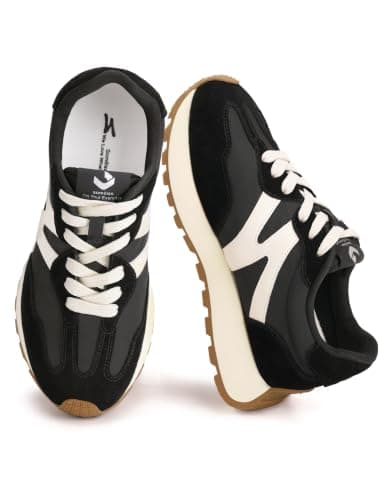 somiliss Platform Trainers for Women, Arch Support Non-Slip Walking Shoes