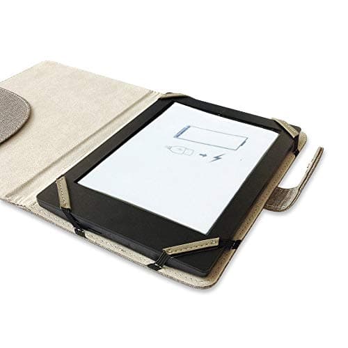 Berfea Universal Case Cover for 6 inch eReader for TAGUS Gaia Eco, Tolino Shine, Energy, Tesla, Readmoo Mooink, Sony PRS, Woxter, Digma, Onyx BOOX, PocketBook, Kobo Clara/Nia/Touch, Gray — view 5