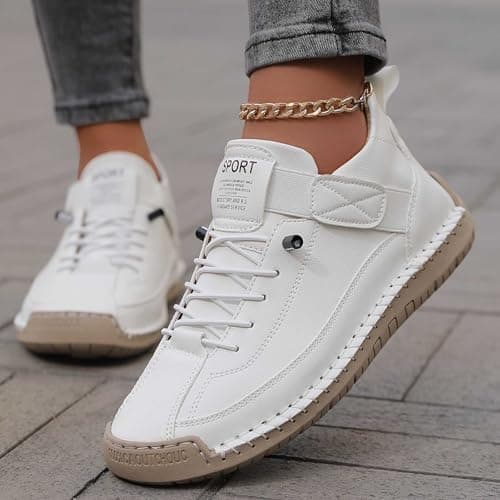 Hand Casual Walking Shoes Flexible Soft Sole Comfortable Flat Slip On Loafers for Everyday Wear Lightweight Breathable Design (WH2-D, 4) — view 2