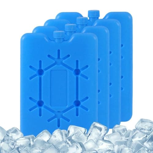 Reusable Freezer Ice Packs For Cooler 4 Pack Long Lasting