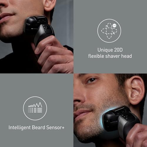 Panasonic ES-L550 Series 900 5-Blade Electric Shaver for Men, USB-C Charging, Intelligent Beard Sensor+, 20D Flexible Head, Wet & Dry, Pop-Up Trimmer, Travel Case — view 5
