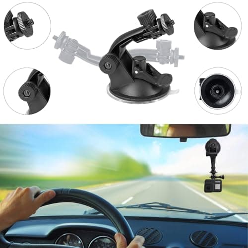 YEHOLDING 25 in 1 Accessories for Gopro Action Camera for GoPro Hero 13 12 11 10 9 8 Max 7 6 5 4 3 SJ4000 and Other Sports Cameras — view 5