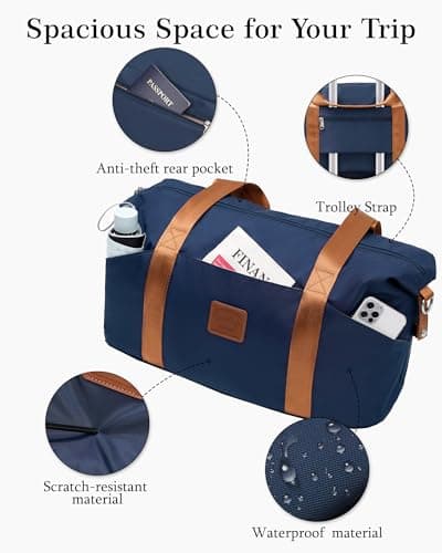 COOLIFE 55×35×20 Cabin Suitcase + 40x25x20cm Ryanair Cabin Bag EasyJet Set — view 6