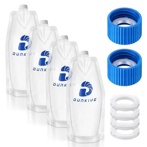 Dunkive 1L Collapsible Water Filter Bag and Coupling Kit