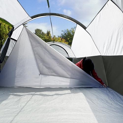 CAMPROS CP 8 Person Camping Tent, Room Divider, Rainfly, Weather Resistant — view 4