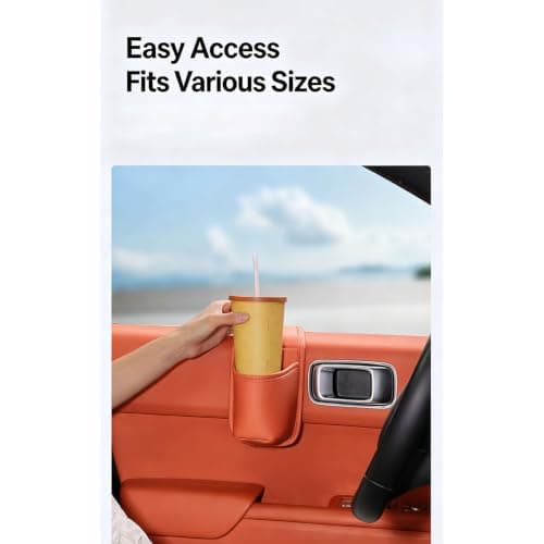 WRWIZDR Car Interior Storage Pocket Pair, Red — view 6