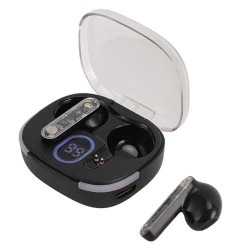 AMONIDA Bluetooth Earbuds Wireless 360 Degree Sound Touch Control for Sports Travel Black 2 Pack — view 3