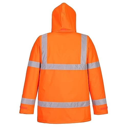Portwest S460 Hi-Vis Winter Traffic Jacket Waterproof Padded — view 4