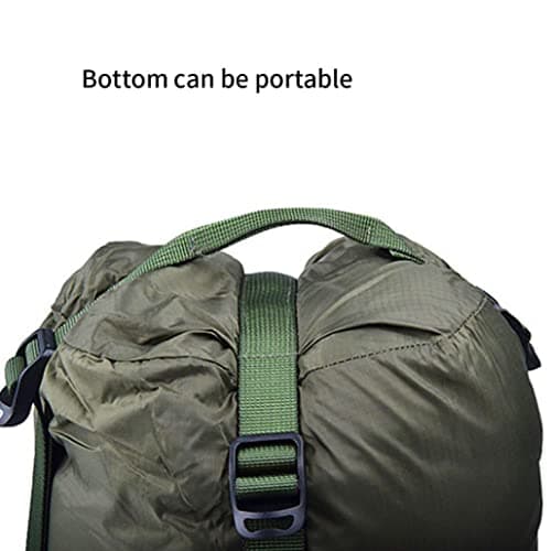 Compression Sleeping Bag Lightweight Bag Storage Stuff Sack for Camping Hiking Backpacking Outdoor Activities Army Green — view 6
