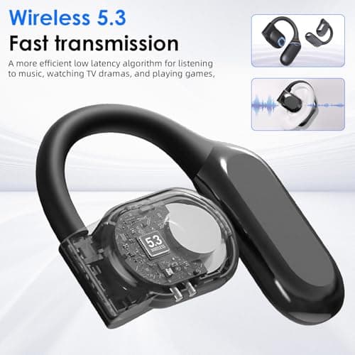 Language Translation Earbuds, 3-in-1 AI Translator Earbuds Real Time for Android iOS, 144 Languages Earbuds Translators Earphones for Business Travel Learning (Black) — view 6