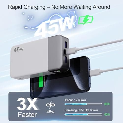 NOBIS 45W Power Bank Fast Charging 20000mAh Portable Charger — view 2