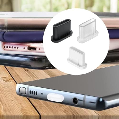 alloneslife 30Pcs Silicone Type C Chargers Port Protector for Most USB C — view 2