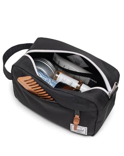 Herschel Supply Co. Chapter Travel Kit, Raven Crosshatch, Standard-5L, Raven Crosshatch, Standard - 5L, Chapter Travel Kit — view 4