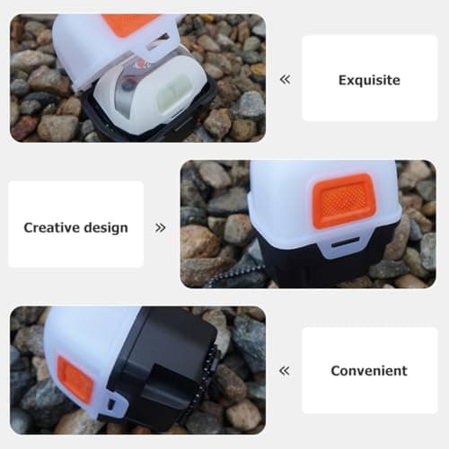 HOMOBABE Portable White Headlight Storage Box for Camping – Small Reusable Plastic Headlamp Container Anti-Scratch Design, Convenient Survival Headlight Case for Outdoor Hiking and Travel — view 4