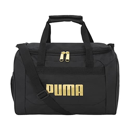 Puma Kids' Evercat Transformation Duffel Bag, Black/Gold, One Size