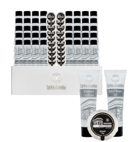 Taylor of London 60x mini shampoo and conditioner, shower gel, mini soap