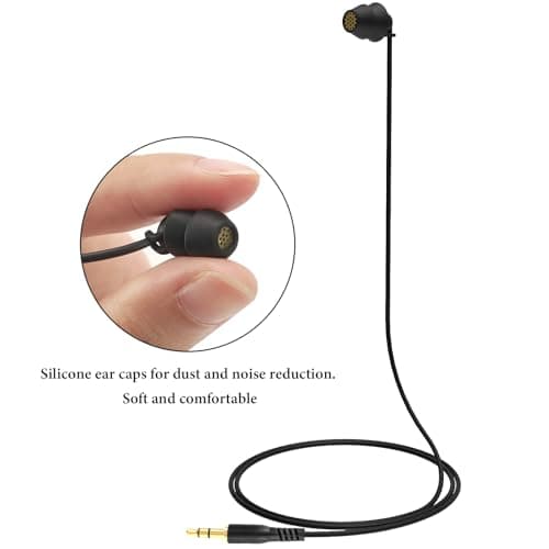 GEEKRIA Sleep Earbuds for Side Sleepers, Wired Stereo to Mono In-Ear Single Earbud, Ultra Soft Lightweight Silicone One Ear/Headphone, 3.5mm Headphone Jack Compatible with Android (2.9FT) — view 2