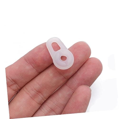 BESPORTBLE 20pcs Silicone Earphone Covers, Protective Earbud Caps for Wireless Earphones, Keep Earbuds Clean, Convenient to Use, White, 20 Pack — view 5
