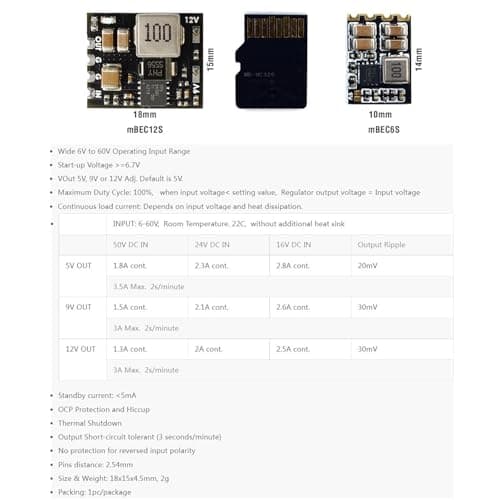 6-60V Adjustable StepDown Module with Thermal for 12s Carbon Fiber Quadcopter Frame FPV Racing Quadcopter Voltages Regulator — view 4