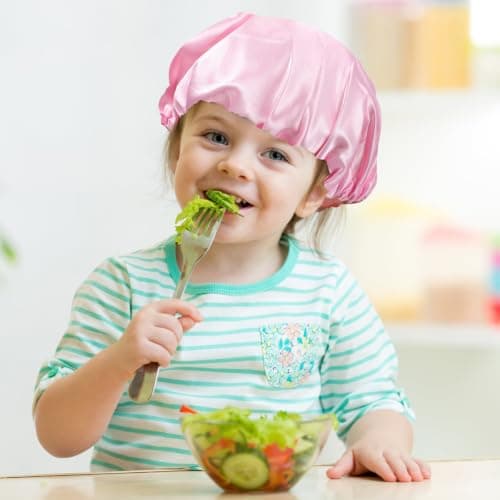 Polyester Bathing Cap with Elastic Design, Foldable Pink — view 6