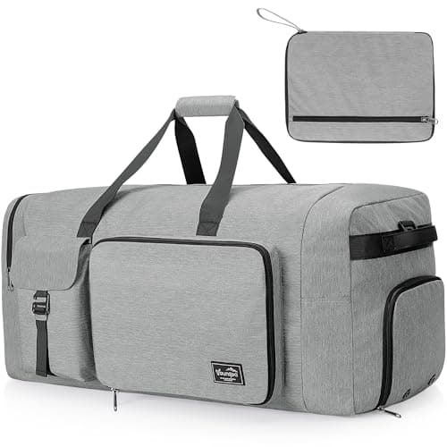 YOUNGOA 120L Foldable Travel Duffle Bag, Large Holdall Duffel Bag