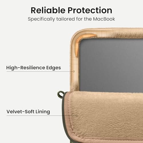 tomtoc 360 Protective Puffy Laptop Case for 16-inch MacBook Pro M5 Pro/Max — view 4
