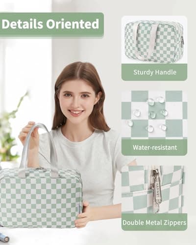 Narwey Large Toiletry Bags for Women,Travel Wash Bag Women for Toiletries — view 5